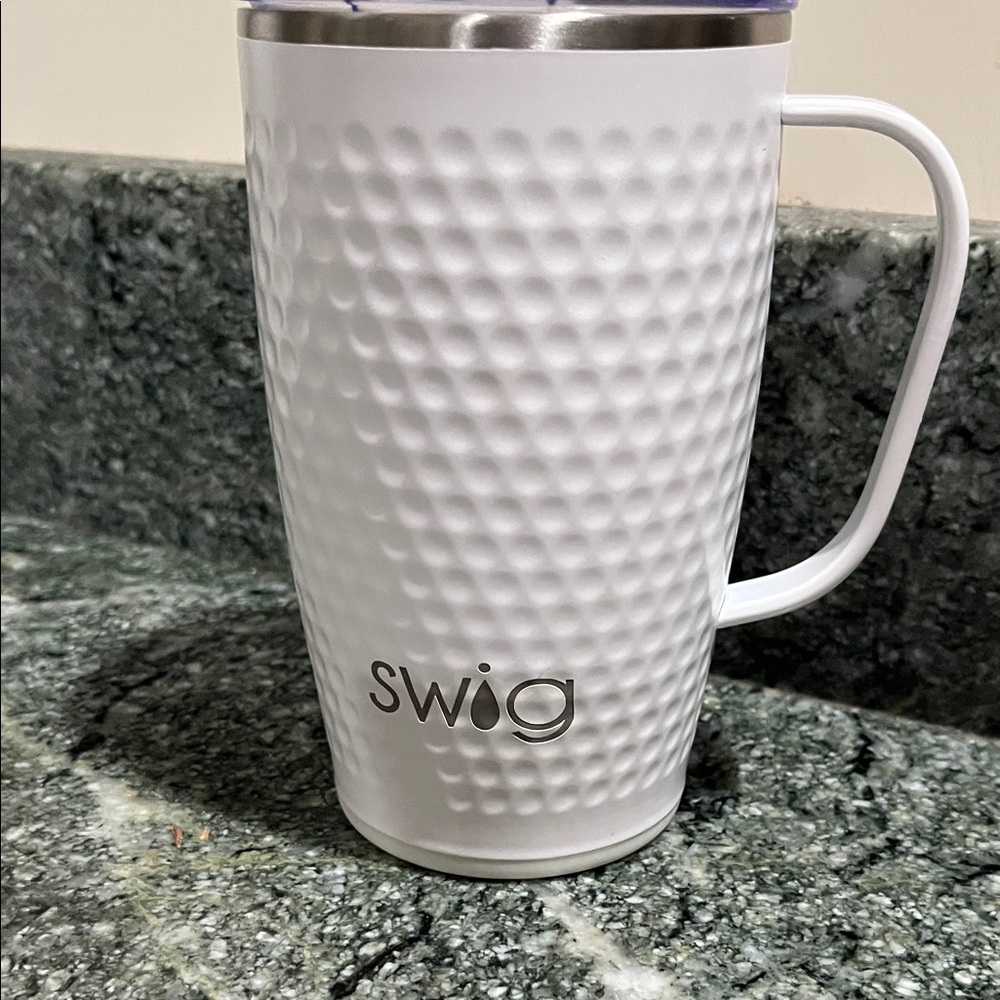 White Textured Mug
